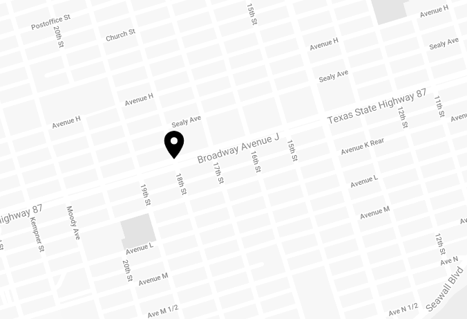 Galveston Office location street map
