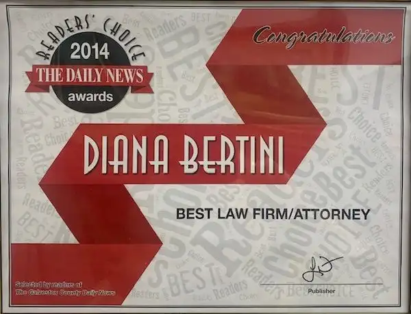The Daily News: 2014 Readers' Choice Awards: Diana Bertini, Best Law Firm/Attorney